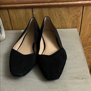 Naturalizer Black Suede Flats